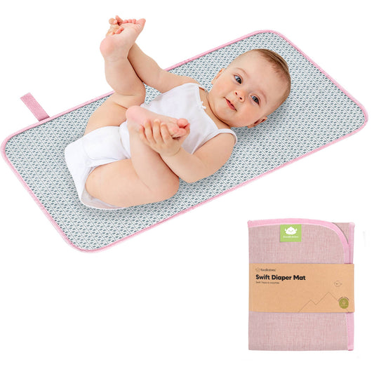 Swift Portable Changing Pad for Baby, Diaper Changing Mat: Sweet Pink