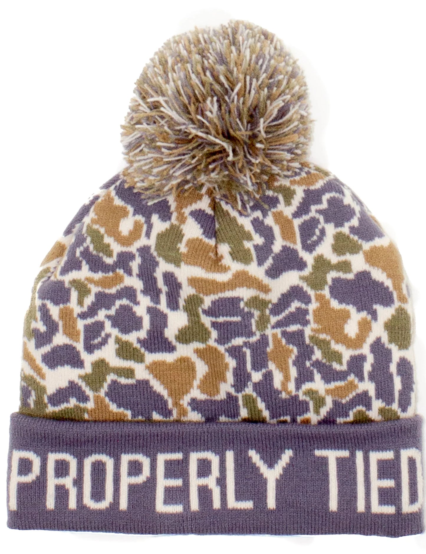 Properly Tied Breck Beanie Field Camo