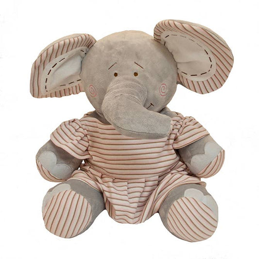 18" Girl Elephant Plush