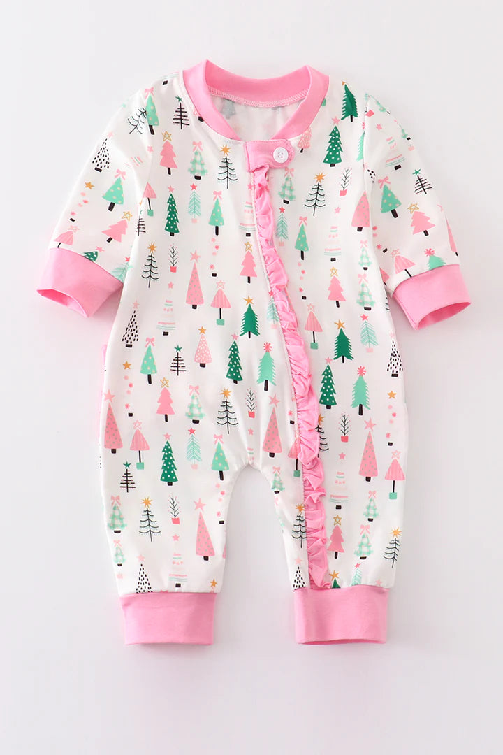 Christmas Tree Pajamas Girl