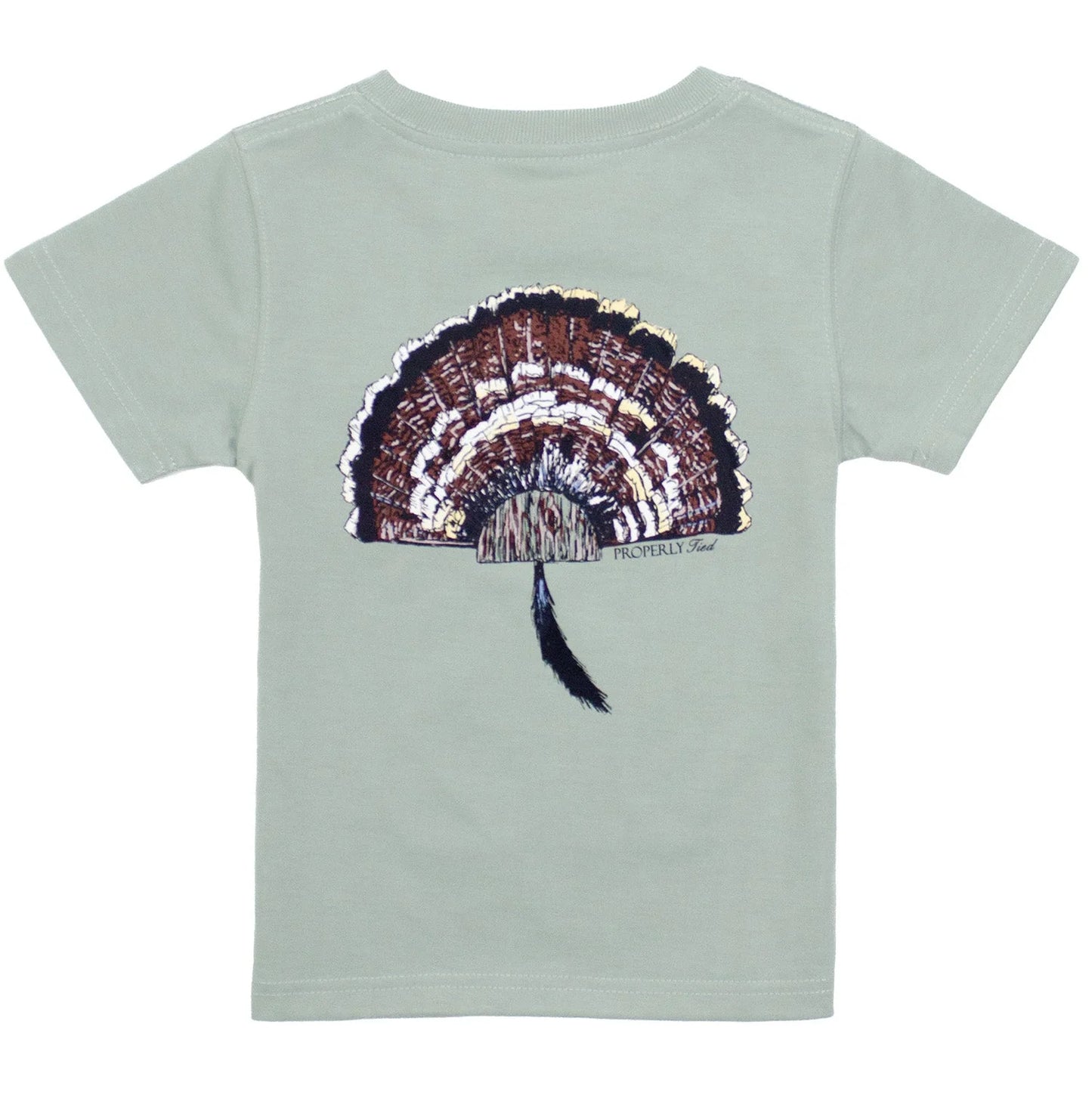Properly Tied Boys Turkey Mount