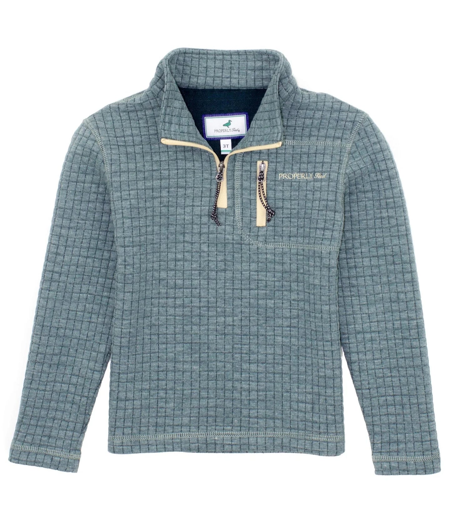 Properly Tied Delta Pullover- Brush Green