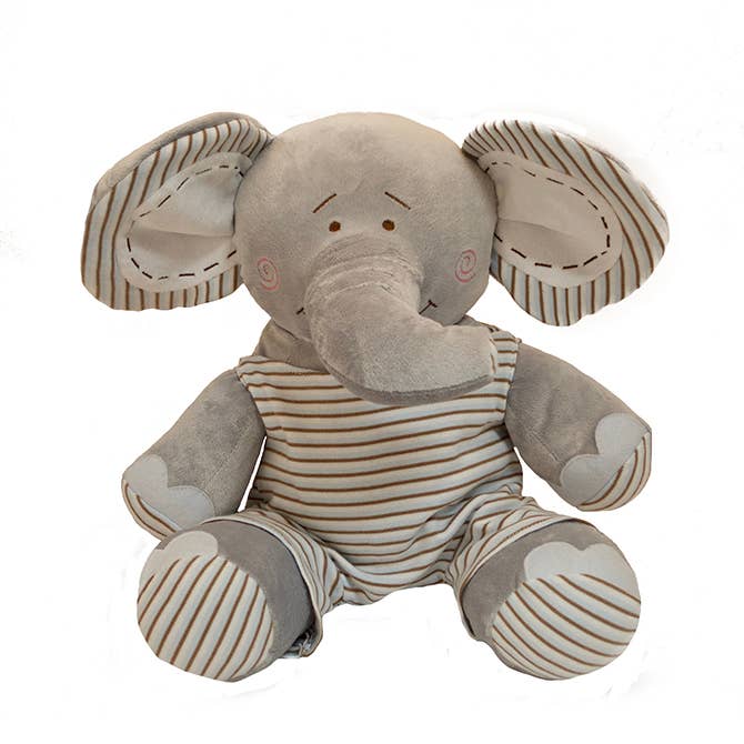 18" Boy Elephant Plush