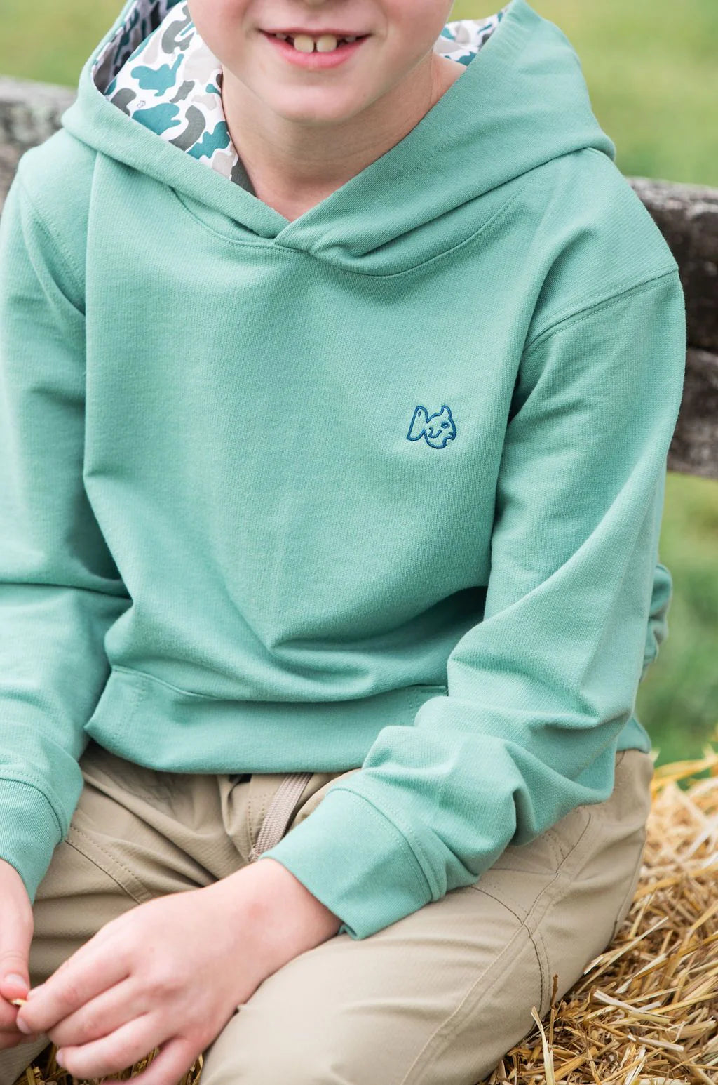 Prodoh Boy's Spinnerbait Sweatshirt - Frosty Spruce
