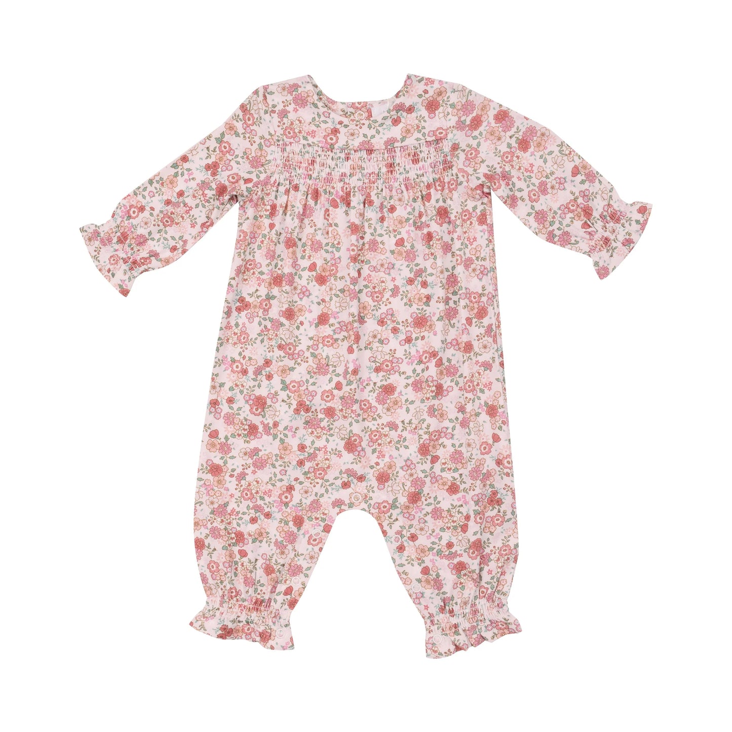 Smocked Romper - Pretty Calico