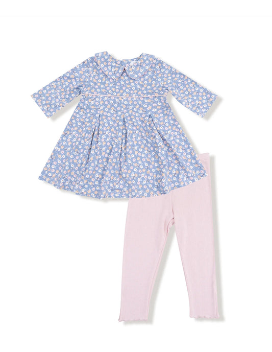 Angel Dear Country Calico
Box Pleat Dress & Leggings