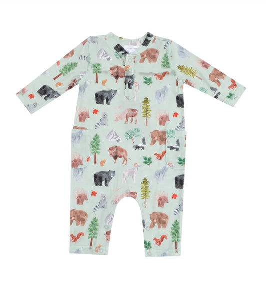 Angel Dear American Woodland Animals Uni Romper