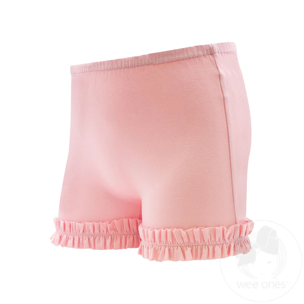 Wee Ones Ruffle WundershortsTM in Light Pink