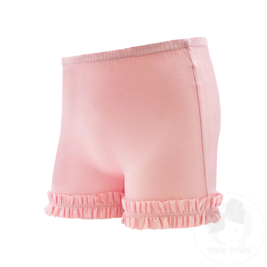 Wee Ones Ruffle WundershortsTM in Light Pink