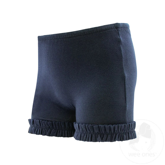 Wee Ones Ruffle WundershortsTM Navy