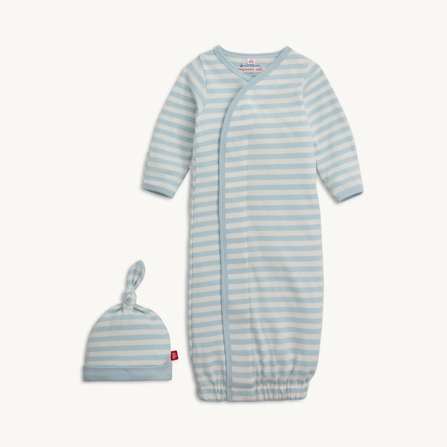 Magnetic Me Blue Stripe Gown and Hat