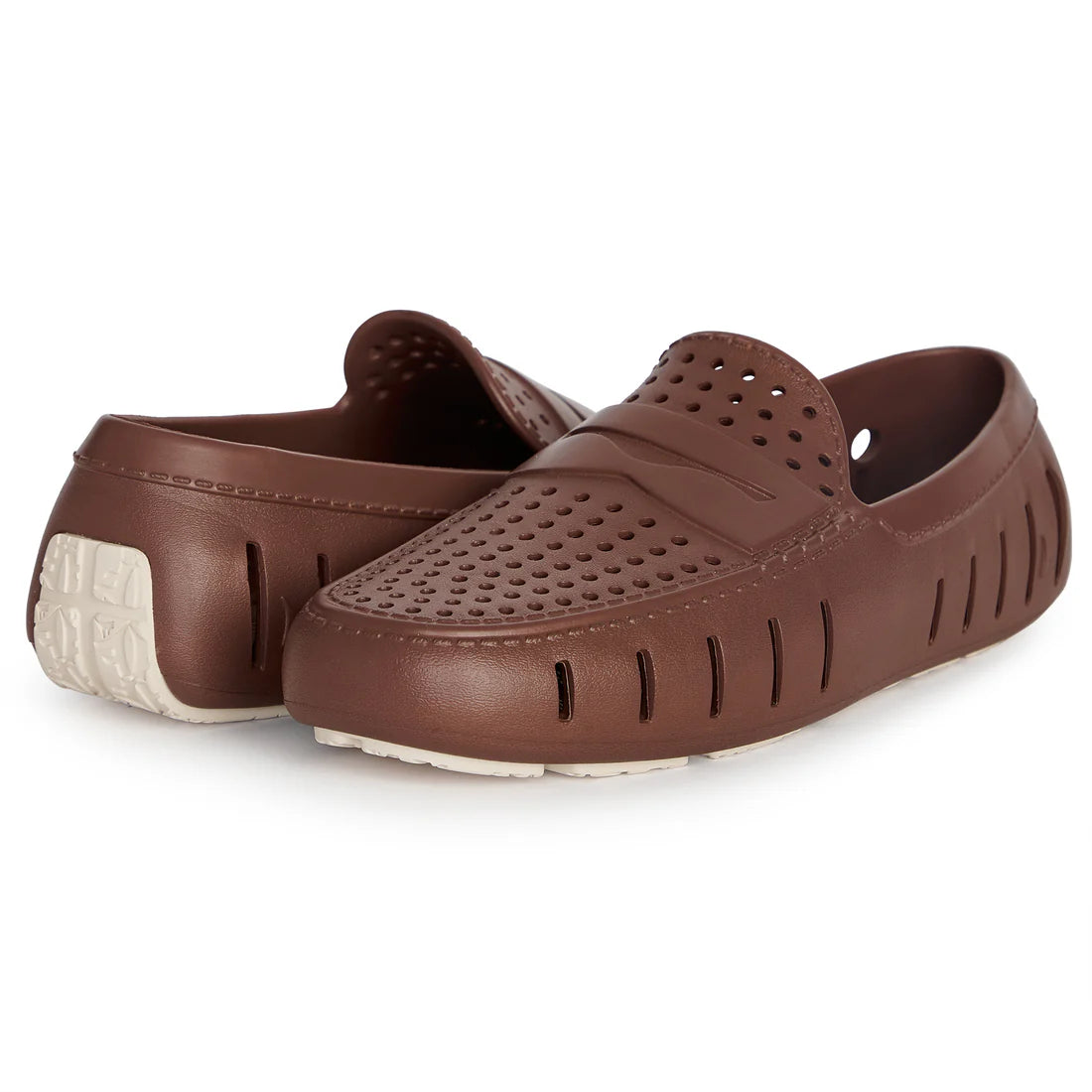 Floafers Mens Driftwood Brown/Coconut Country Club 2.0