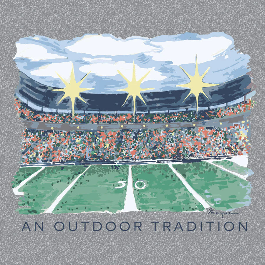 Prodoh Kid's Pro Performance Short Sleeve T-shirt in Heather Gray 50-yard line at Football Stadium
