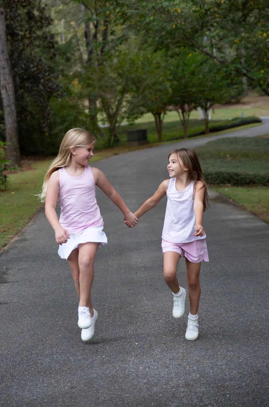 Prodoh Girls Girls' Race HER Back Active Tank Top in Pink Lady