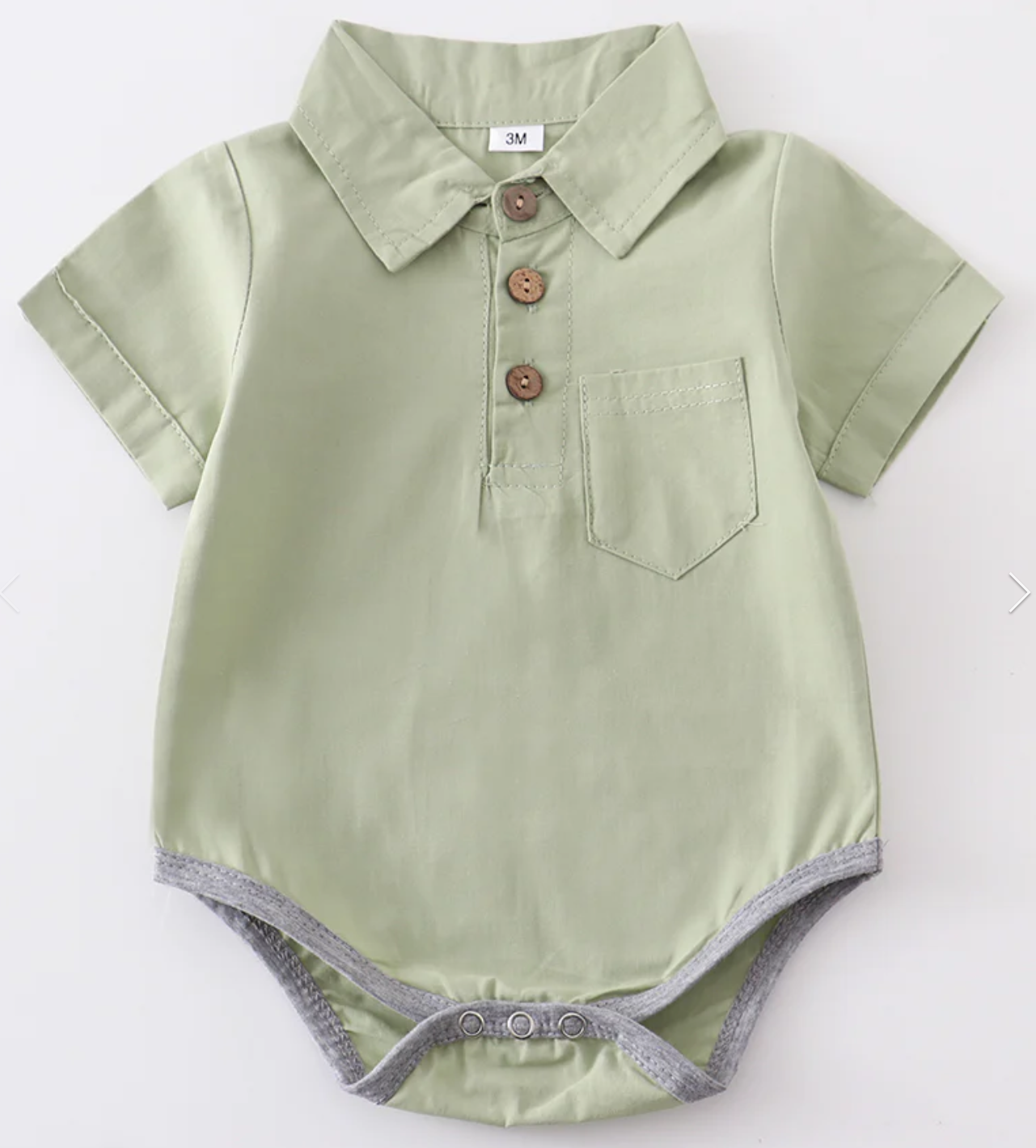 Baby Button Down Romper