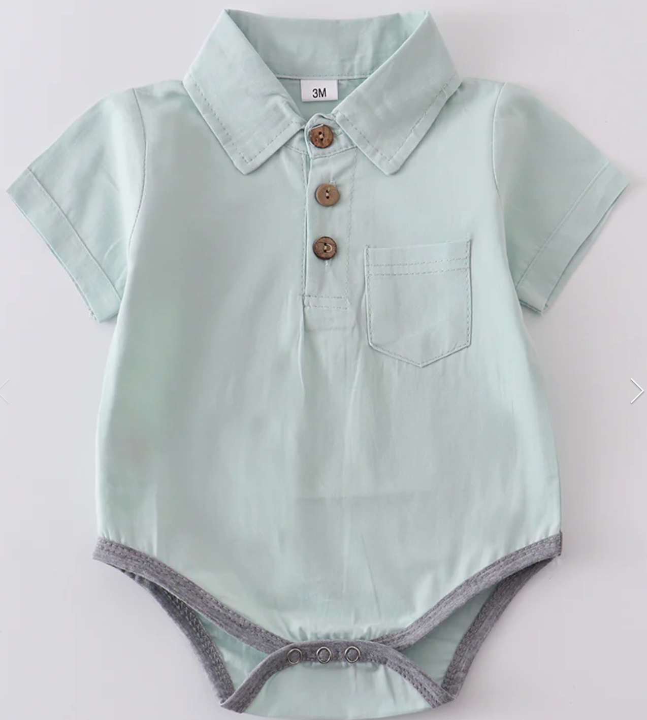 Baby Button Down Romper