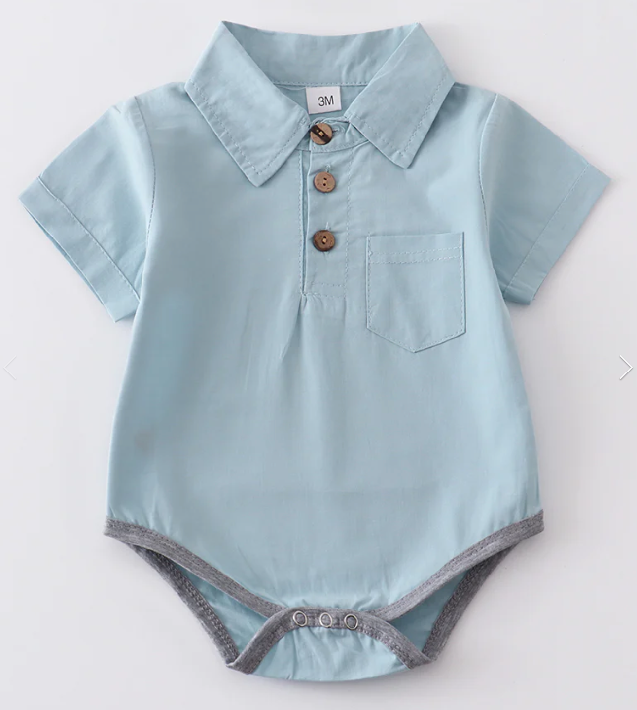 Baby Button Down Romper