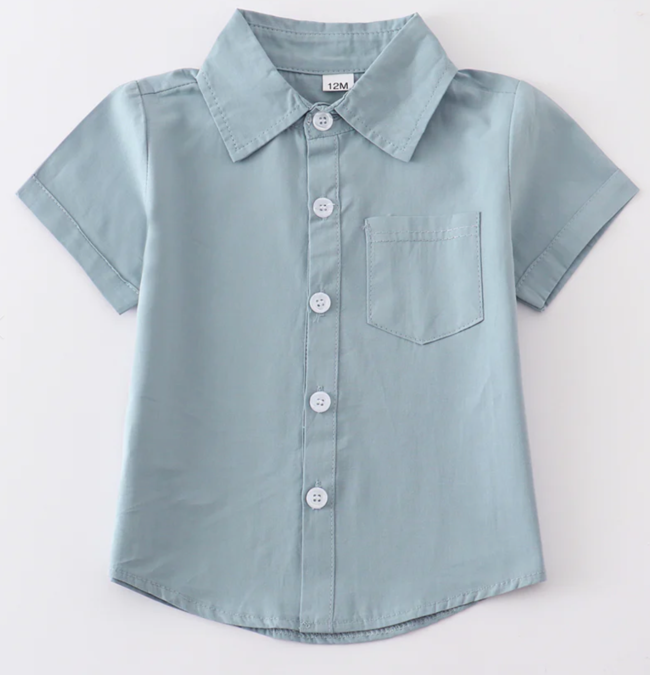 Boys Button Down Short Sleeve