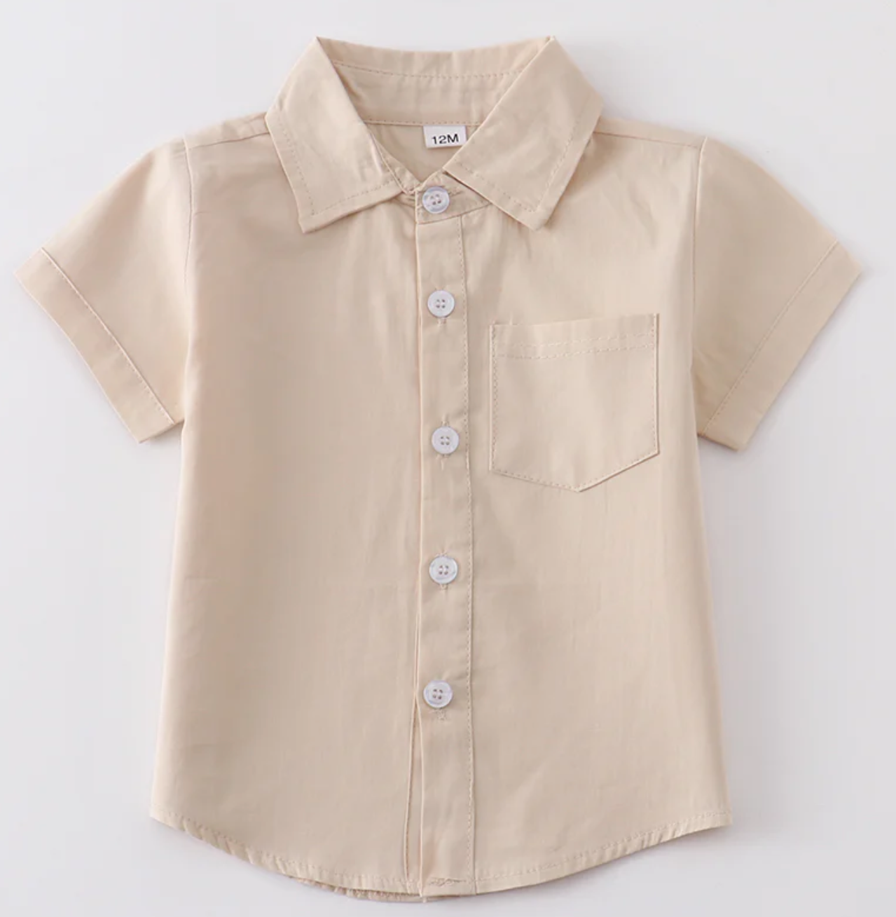 Boys Button Down Short Sleeve