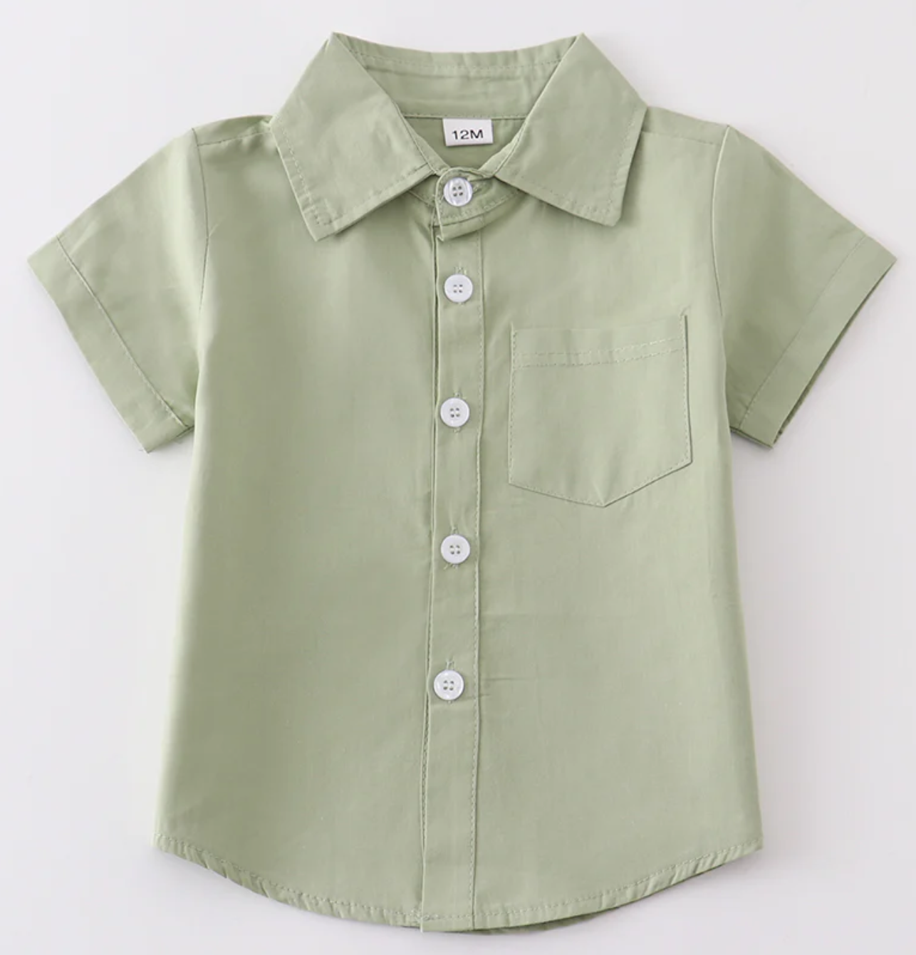 Boys Button Down Short Sleeve