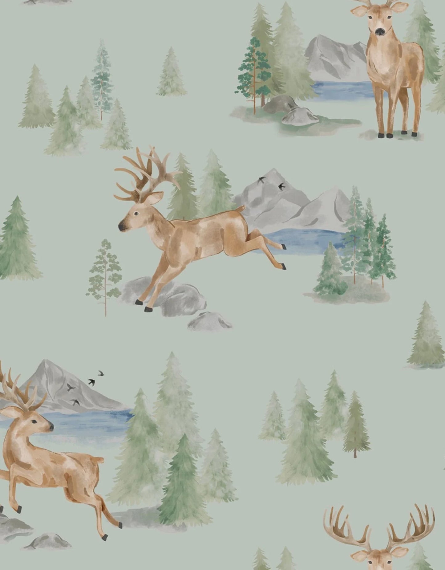 Angel Deer Buck Deer 2 Way Zipper Romper