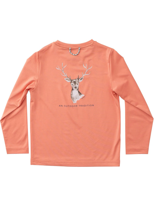 Prodoh Deer Kid's Pro Performance Long Sleeve T-shirt