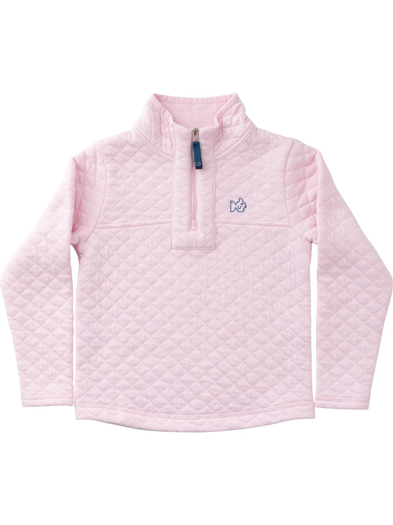 Prodoh Girl's Quilted Zip Pullover in Pink