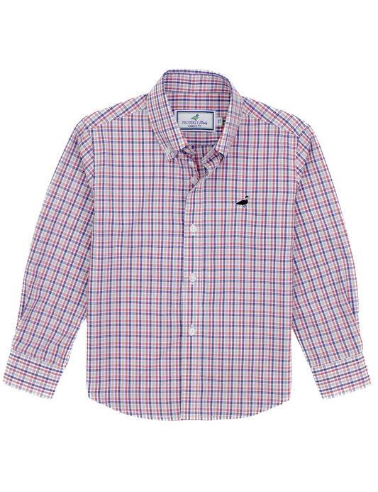 Properly Tied Boys Seasonal Sportshirt Foxtail
