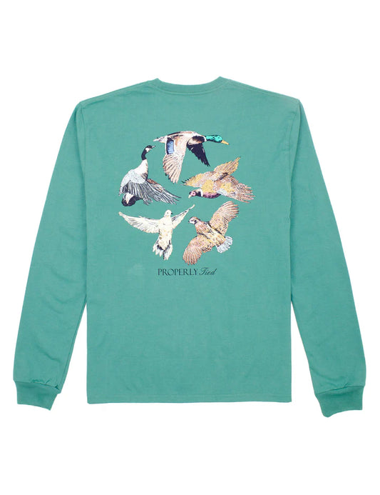 Properly Tied Flock LS Teal
